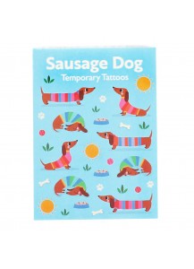Rex London Sausage Dog Temporary Tattoos